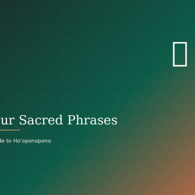 The four sacred phrases that change everything: a complete guide to Ho’oponopono