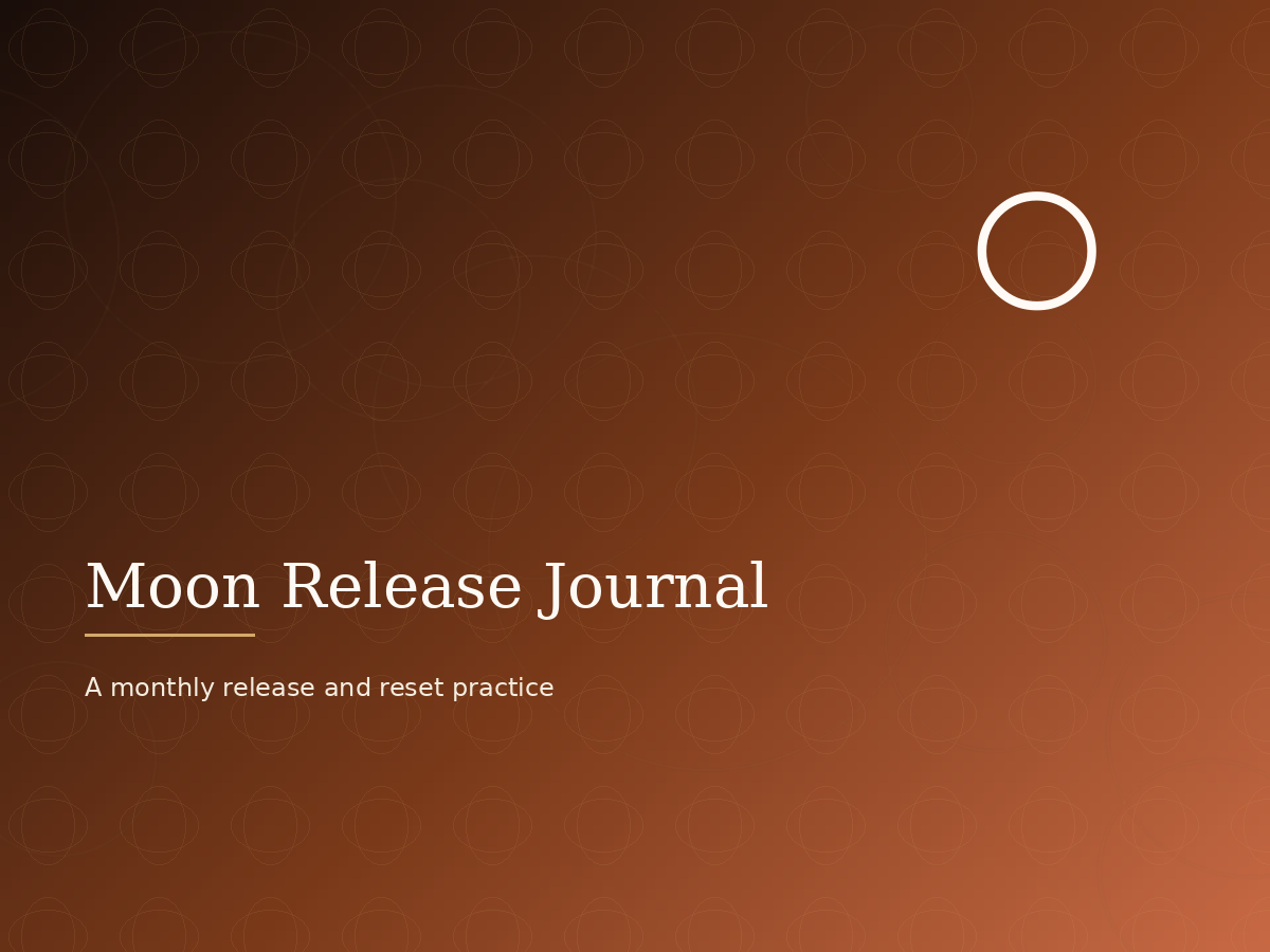Moon Release Journal